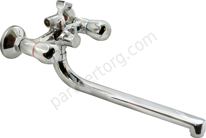 Rio смеситель для ванной с длинным литым изливом Gross Aqua 7016085С-G0229