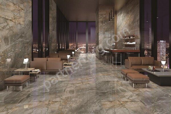 Juliano 120-240CBP5516M керамогранит серый коричневый полированный 120х240 см