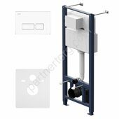 Pro инсталляция для подвесного унитаза с пневматической клавишей Pro S белой I012704.7001