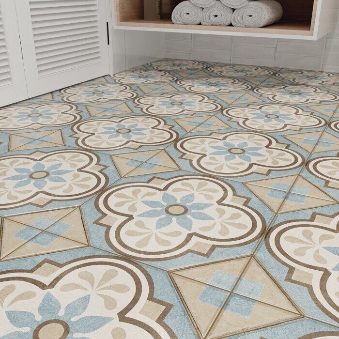 Daisy A16067 керамогранит многоцветный матовый пэчворк рельеф 30х30см Cersanit