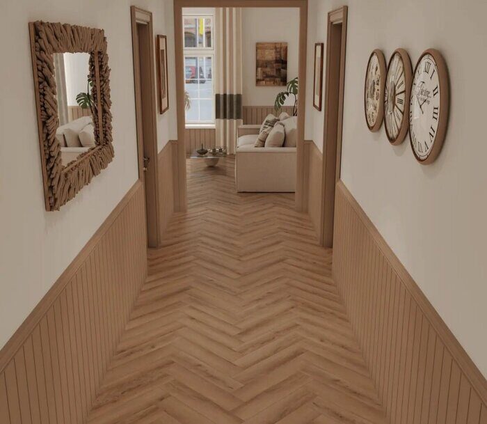 Senezh 1055-5 замковый кварц-виниловый SPC ламинат Norland Parquet S