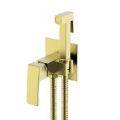 Raglo R01.52.03 смеситель с гигиеническим душем встраиваемый, сатин золотой