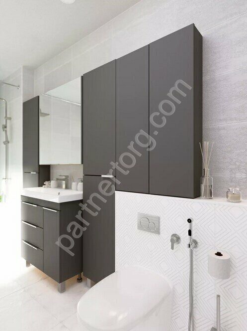 Gaula 60П 2д шкаф подвесной черный