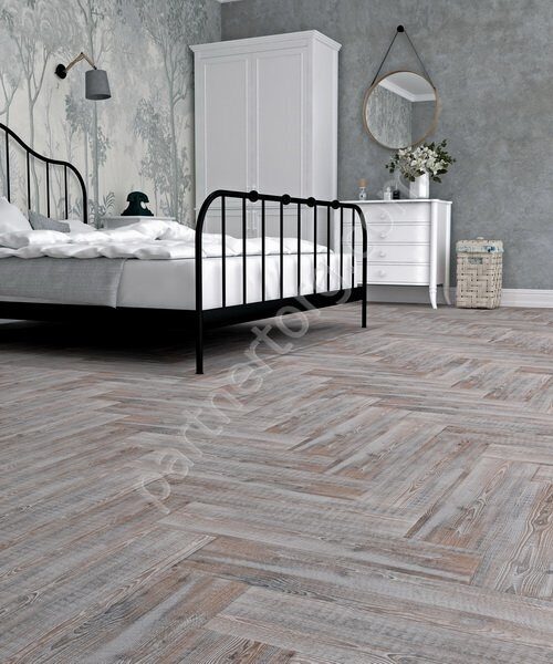 Lucie темно-бежевый матовый керамогранит 14,7x59,4см Laparet