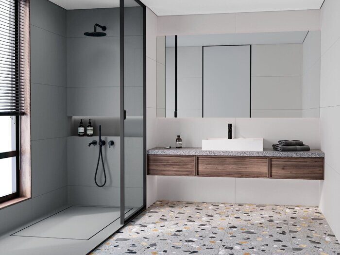 Elite Steel Matt Slim 5мм керамогранит серо-бежевый матовый 60х120 см