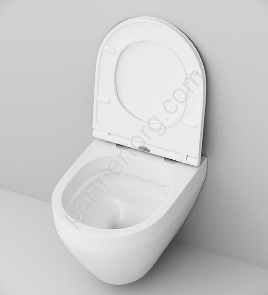 0C701700WH Spirit V2.0 безободковый подвесной унитаз AM.PM с сидением Распродажа