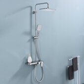 Raglo R60.24 Душевая система с полочкой, хром