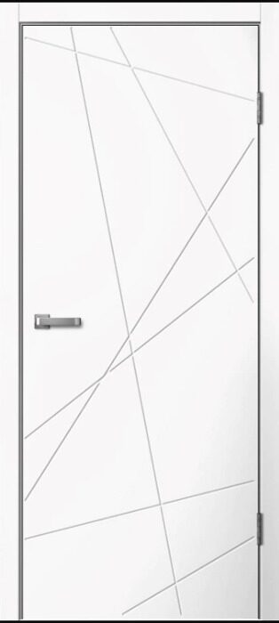LN01 Лайн FlyDoors дверь межкомнатная белая