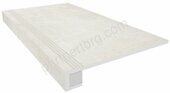 Комплект Kailas Ivory KA00 слоновая кость неполированный: ступень 33х120см и Подступенок 15х120см Estima