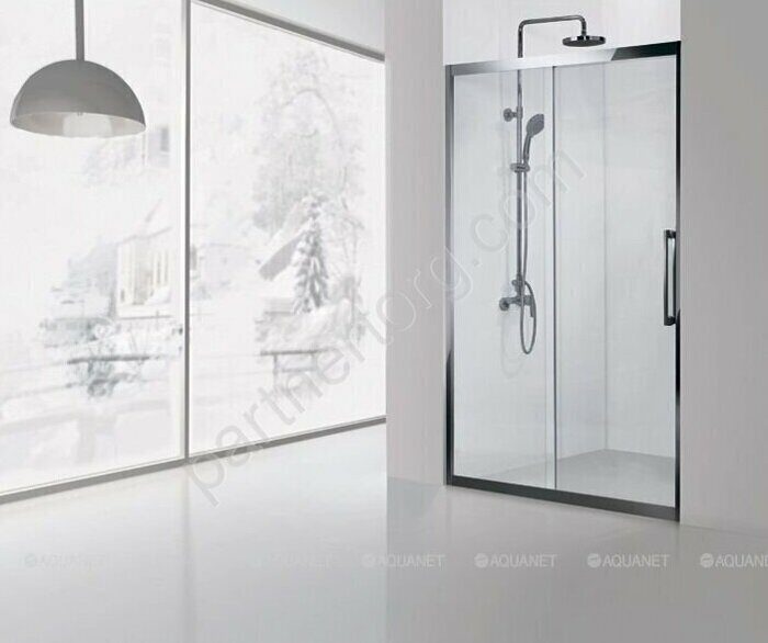 Aquanet Delta NPE6121, 00183847, душевая дверь раздвижная, 150х200 см, прозрачное стекло