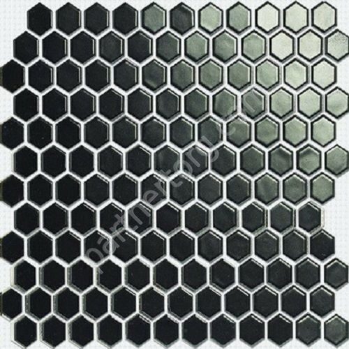 Черная керамическая мозаика Porcelain series PS2326-02