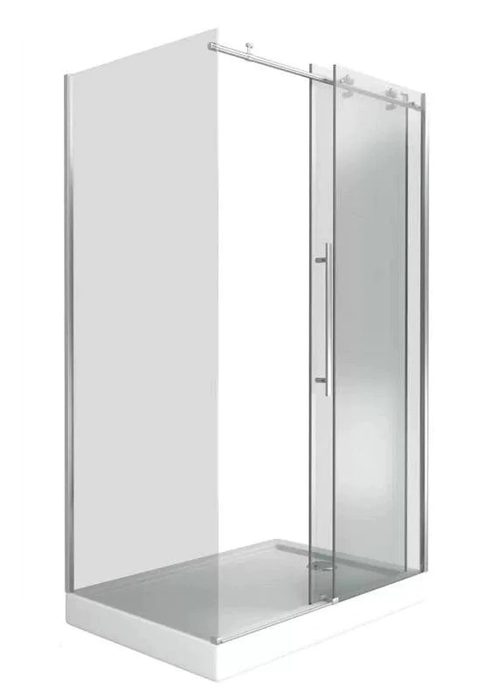 Puerta KS-624 душевой уголок 120x80 см, стекло прозрачное, профиль хром