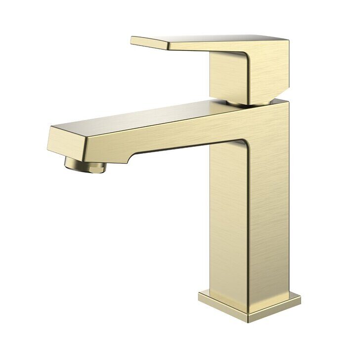 S01.10.03 Splenka Смеситель для умывальника, сатин золотой