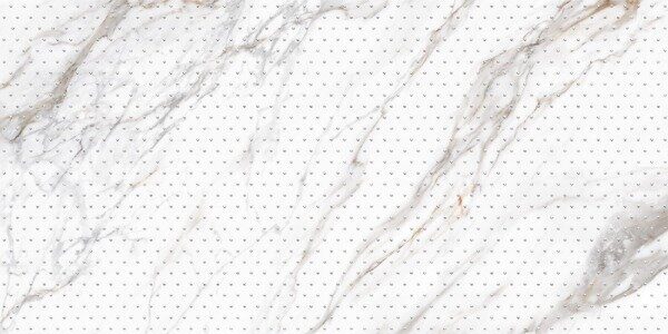 Intensity New Trend декор настенный белый глянцевый глиттер 30х60 см