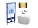 Set Aquatek Аура комплект рама INS-0000012, унитаз AQ1805T-00, крепеж KKI-0000002 и клавиша смыва KDI-0000038