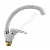 Frap F4113-8 смеситель для кухни гранит белый