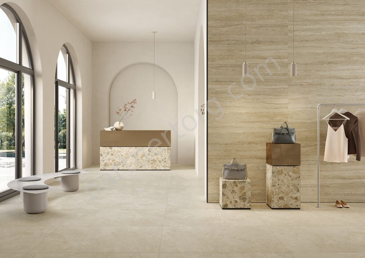 CityStone травертин линейный R10A керамогранит матовый 60х120см Vitra