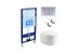 Set Aquatek Альтаир комплект рама INS-0000012, крепление KKI-0000002, унитаз AQ1980-00 и клавиша смыва KDI-0000011