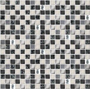 Vela Nero мозаика 30х30см Azori