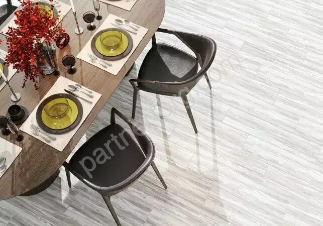 Alpina керамогранит бежевый матовый 20х90см Alma Ceramica GFA92ALP04R