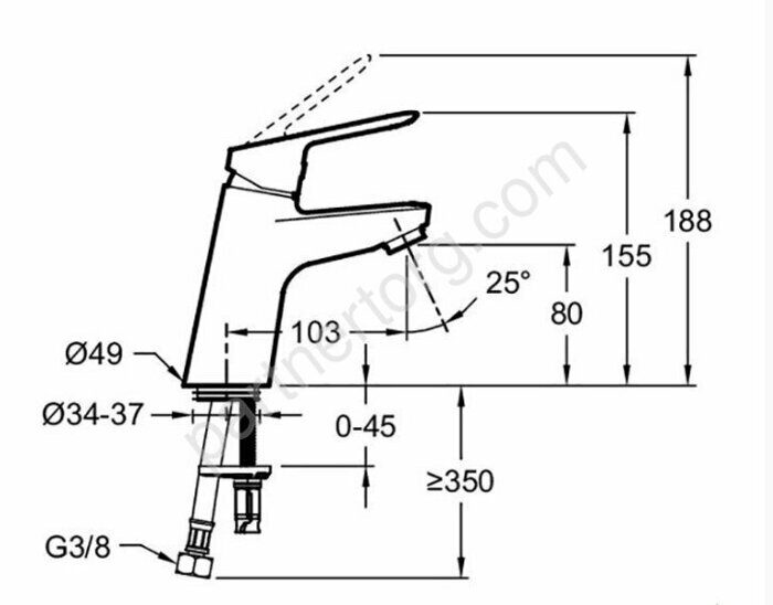 Lucien комплект смесителей для ванны со стойкой и раковины Jacob Delafon E20850RU-CP