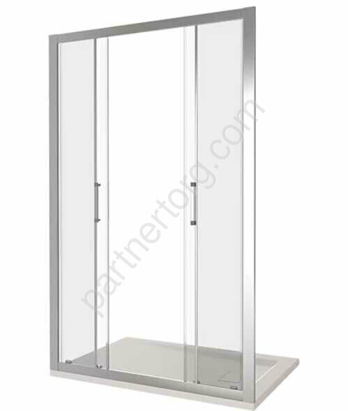 Latte WTW-TD-170-G-WE Bas душевое ограждение, 170х185 см, стекло матовое, профиль белый