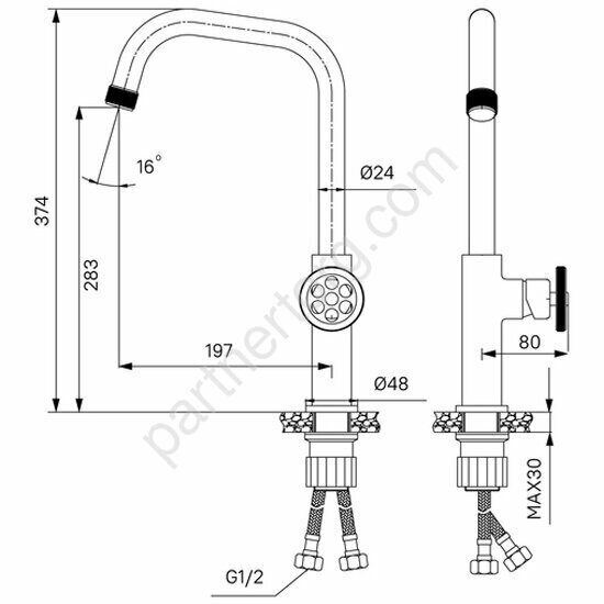Grange смеситель для кухни iddis GRABL00i05