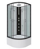 Niagara Classic 67081414BKTG душевая кабина без крыши  90х90х210см, прозрачное стекло, высокий поддон