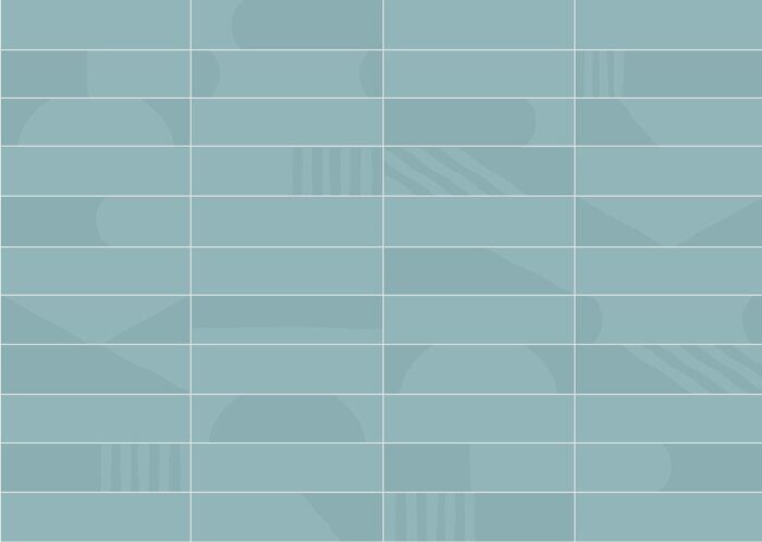Rivera Fog Smile Tile керамическая плитка матовая 7.5x30см