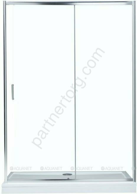 Aquanet SD-1400A, 00209408, душевая дверь раздвижная 140х190 см, прозрачное стекло