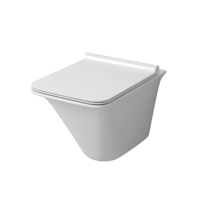 Grossman GR-4413S подвесной безободковый унитаз белый с сидением