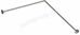 Карниз квадратный 100см для шторки над поддоном 1 Марка