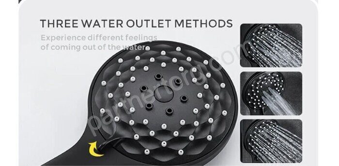 G2490-6 система с тропическим и ручным душем, смесителем с термостатом Gappo