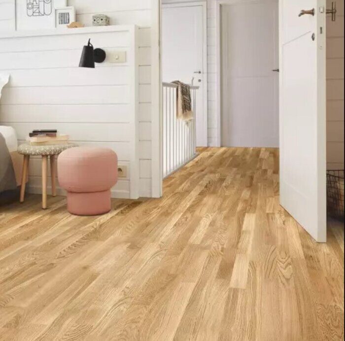 Salsa Дуб натур полуглянцевый паркетная доска Tarkett