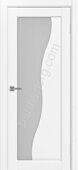 Сицилия 720.21 межкомнатная дверь белый снежный  со стеклом мателюкс