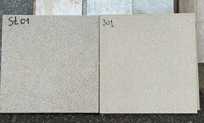 СТ301 светло-серый матовый керамогранит 30х30 соль-перец Piastrella