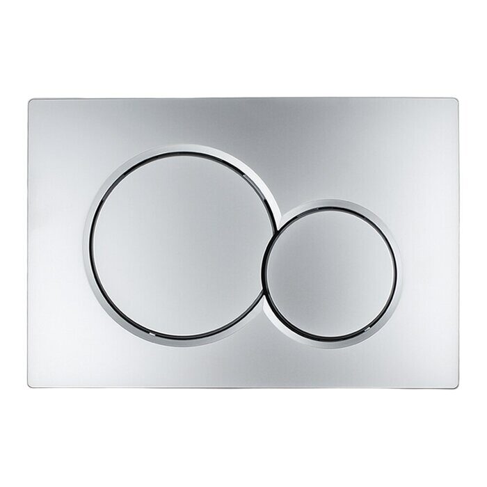 Клавиша смывная для инсталляции, матовый хром, круг, тонкая Beta CS10MCT