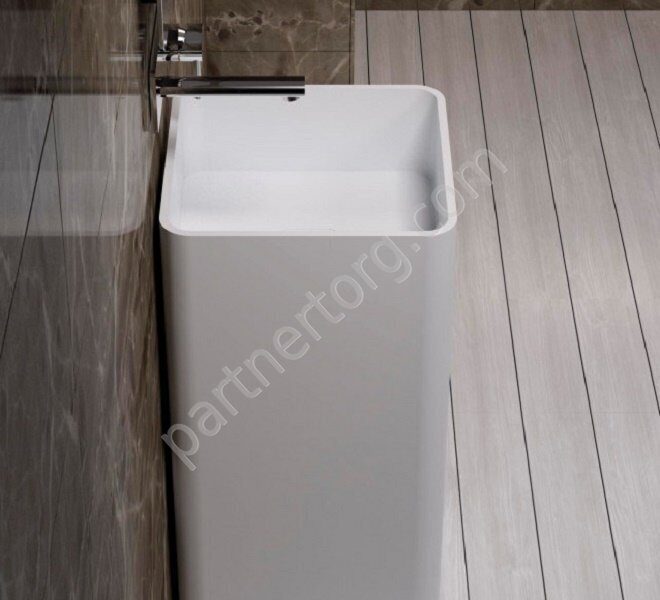 NSF-4086M раковина напольная искусственный камень, ширина 40 см