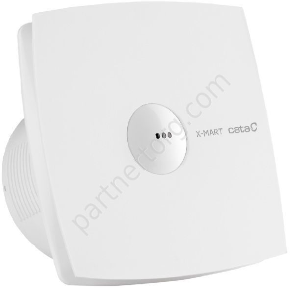 Cata X-Mart 10 Matic Inox осевой вентилятор вытяжной D 100 мм, белый