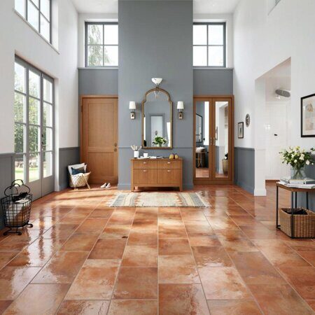 изображение Клинкерная плитка в прихожей