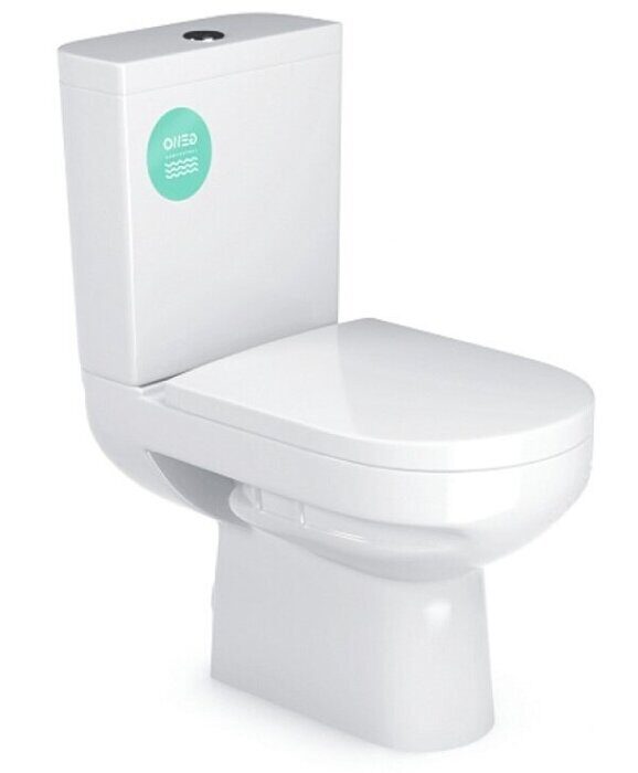 Gesso Home de luxe W103 унитаз-компакт напольный, горизонтальный выпуск,  с сидением