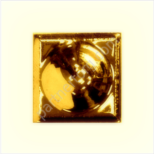 Ceramic series PF08 золото декоративная вставка для плитки Ромб