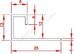 Tile Trim Silver вставка полированная Juliano SBP024-1S-12H 8х12мм
