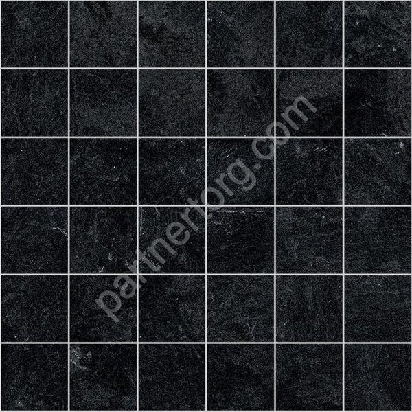 Hard черная матовая керамическая мозаика 30х30см Laparet