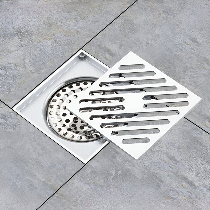 Gappo G81050 душевой трап 100х100 мм хром