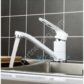 Frap F4549 смеситель для кухни белый/хром