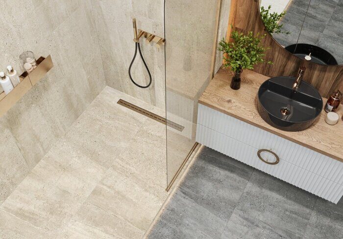 Romana Beige Delacora керамогранит бежевый матовый 120х60см