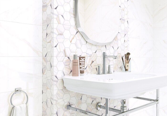 Eterna Light AltaCera настенная плитка белая глянцевая 24,9х50см