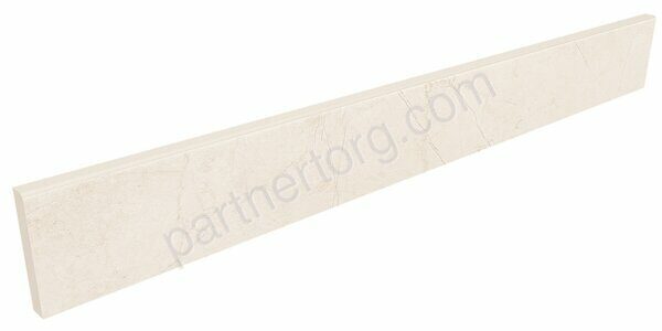 Marmulla Ivory MA00 слоновая кость полированный керамогранит 7х60см Estima Плинтус