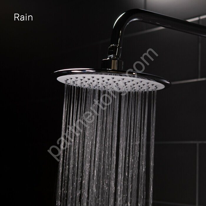 Chip Iddis душевая система со смесителем, верхним душем и изливом, хром CHISB1Fi06